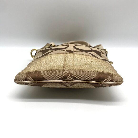 Coach Brown Signature Canvas Swingpack Crossbody 40758 - Picture 5 of 11